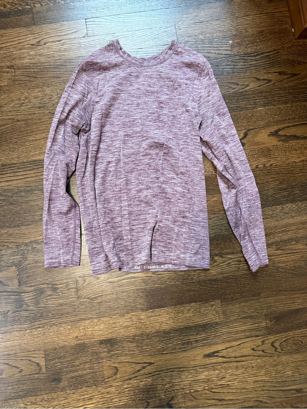lululemon athletica Heathered Dusty Rose Long Sleeve Top